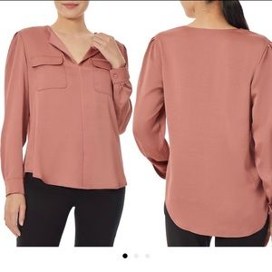 NWT Jones New York Utility Shirt - Size xl color rose/mauve